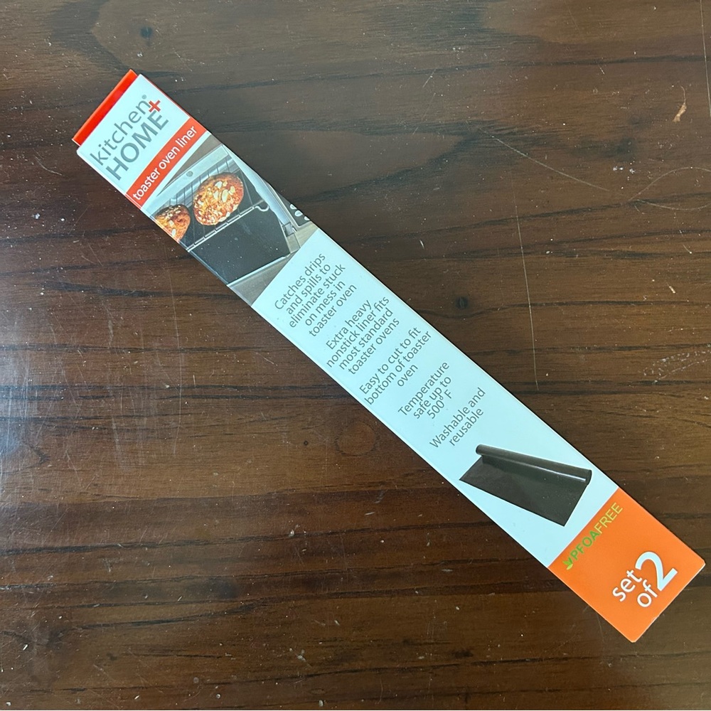 4/$15 One toaster oven liner package